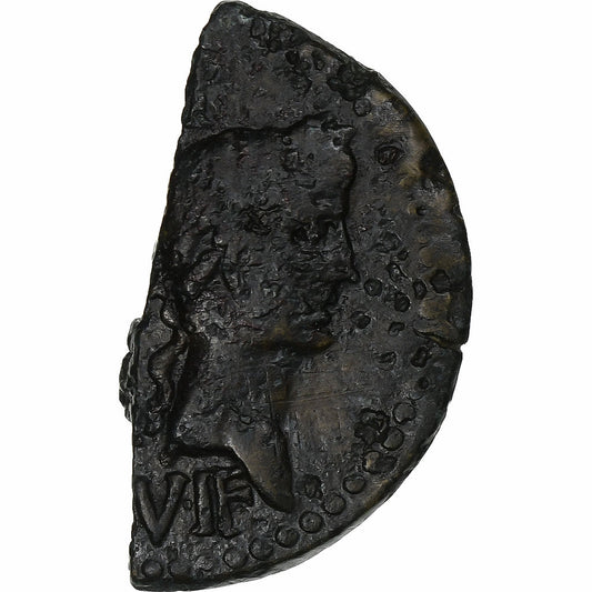 Augusto y Agripa, 
  
  1/2 Dupondio, 
  
  9-3 a.C.