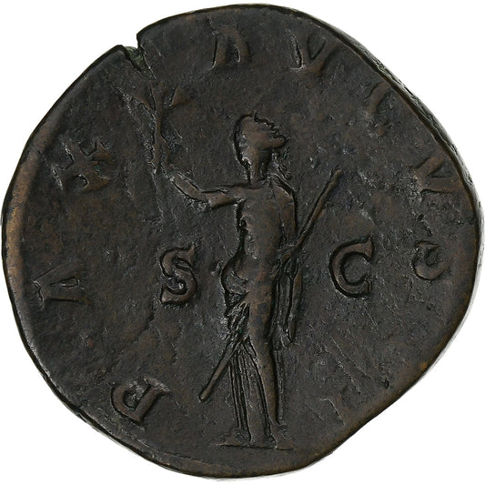 Maximino I de Tracia, 
  
  sestercio, 
  
  236-238