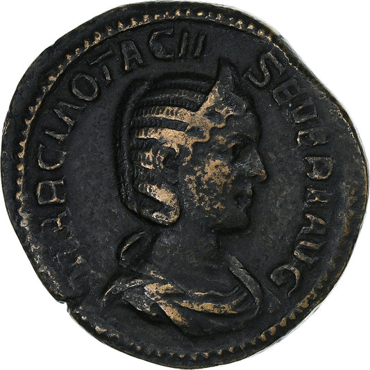Otacilia Severa, 
  
  sestercio, 
  
  244-249