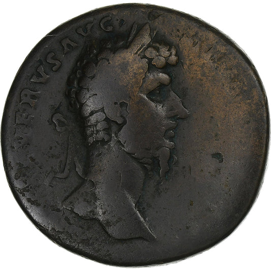 Lucio Vero,
 
 sestercio,
 
 164-165