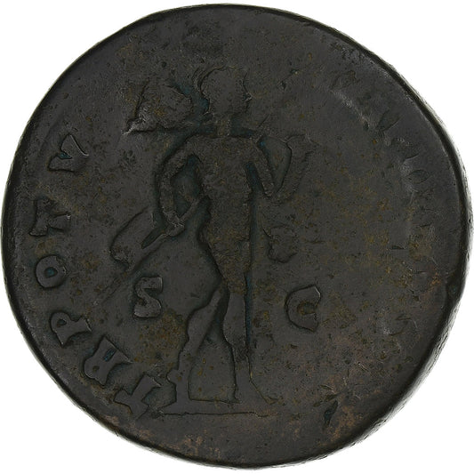 Lucio Vero,
 
 sestercio,
 
 164-165