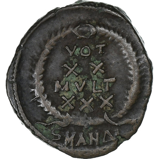 Constancio II, 
  
  Follis, 
  
  347-348