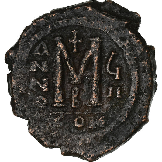 Mauricio Tiberio,
 
 Follis,
 
 588-589