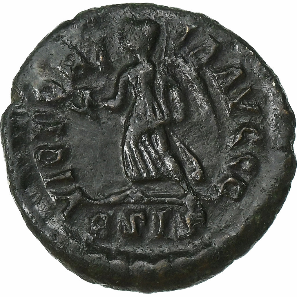 Teodosio I,
 
 Follis,
 
 384-387