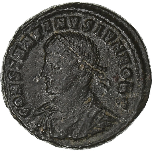 Constantino II, 
  
  Follis, 
  
  324-325
