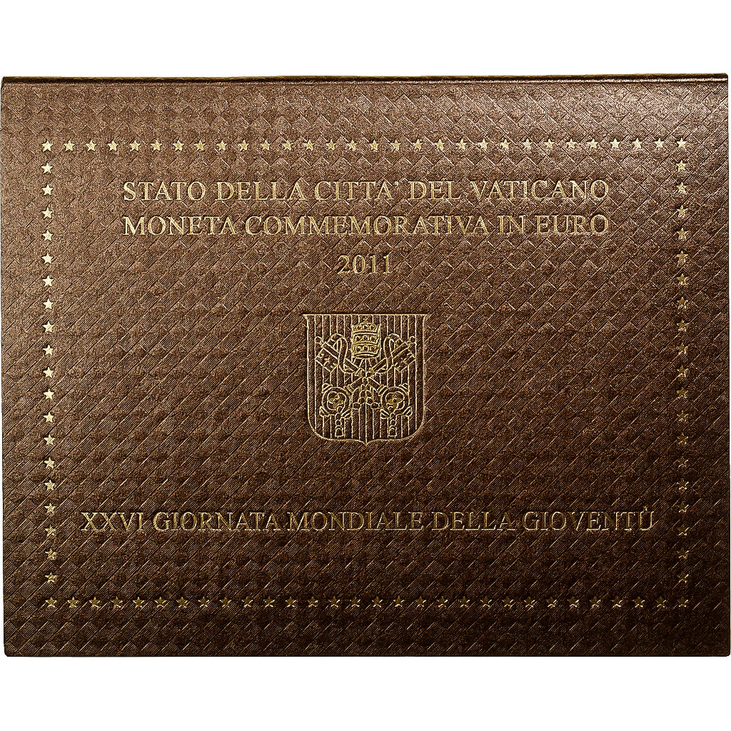 Vaticano, 
  
  2 euros, 
  
  26. Weltjugendtag