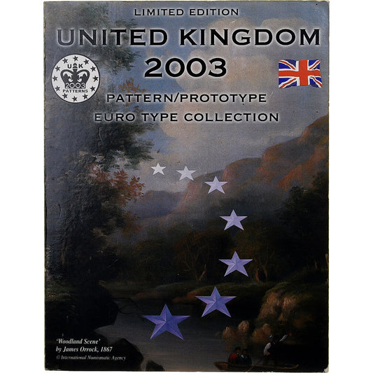 Reino Unido, 
  
  Setze 1 ud. - 2 euros, 
  
  Musterversuch