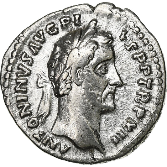 Antonino Pío 
  
  Dinar, 
  
  148-149
