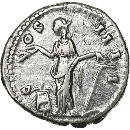 Antonino Pío 
  
  Dinar, 
  
  148-149