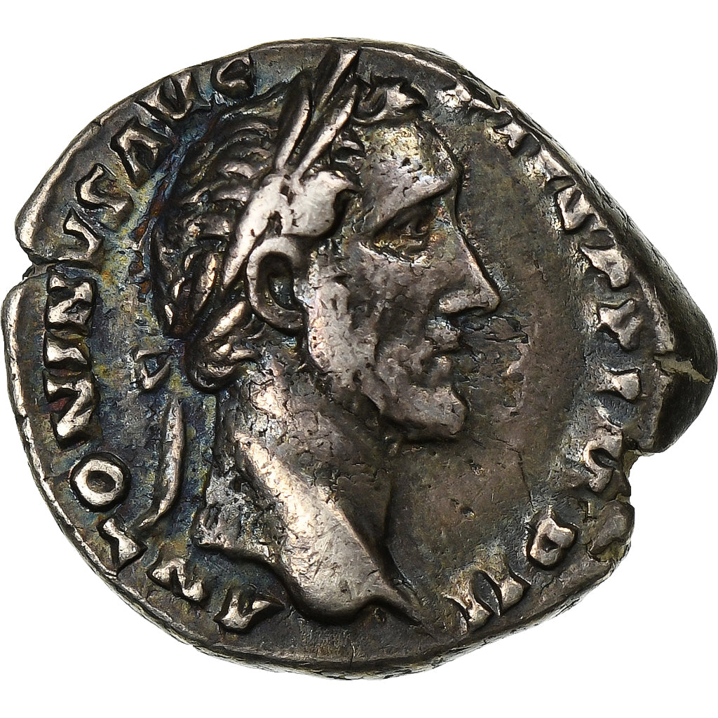 Antonino Pío 
  
  Dinar, 
  
  155-156