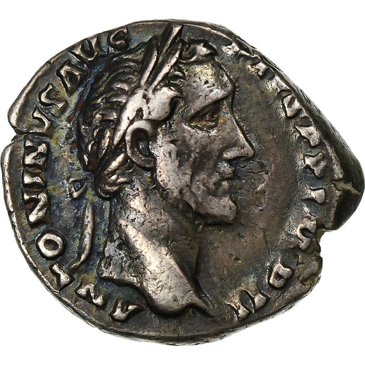 Antonino Pío 
  
  Dinar, 
  
  155-156