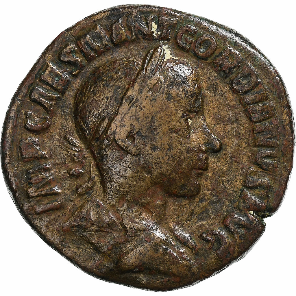 Gordio III,
 
 sestercio,
 
 240