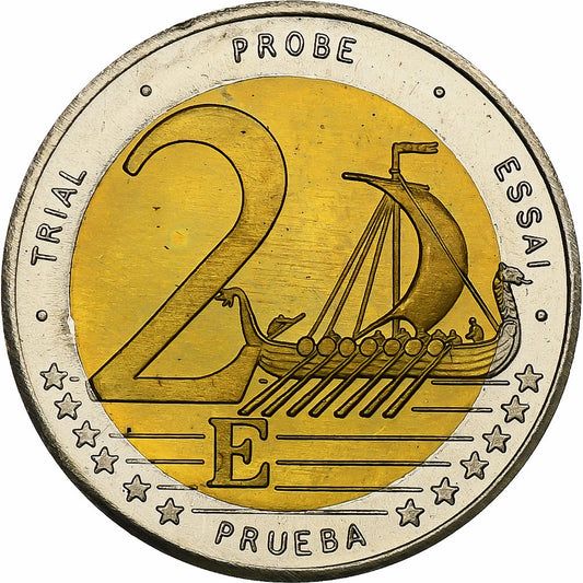Suecia,
 
 2 euros,
 
 Fantasía-Euro-Muster
