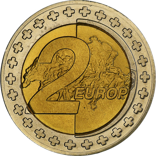 Suiza, 
  
  2 euros, 
  
  Fantasía-Euro-Muster