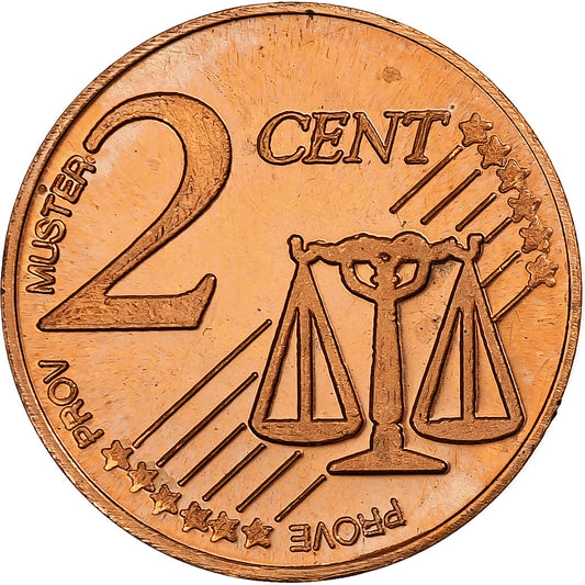 Eslovenia,
 
 2 céntimos de euro,
 
 Fantasía-Euro-Muster