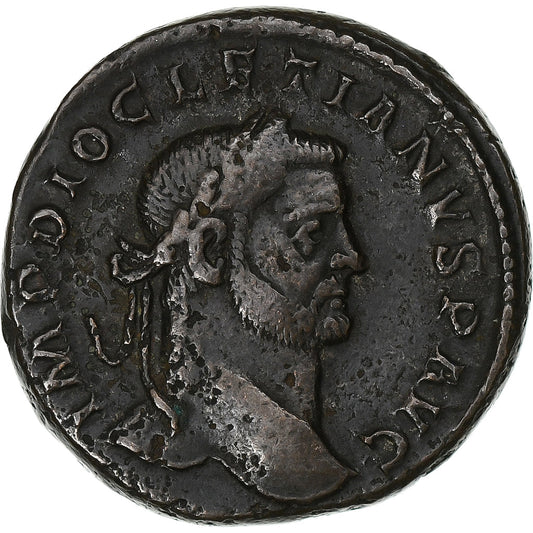 diocleciano, 
  
  Follis, 
  
  296-297
