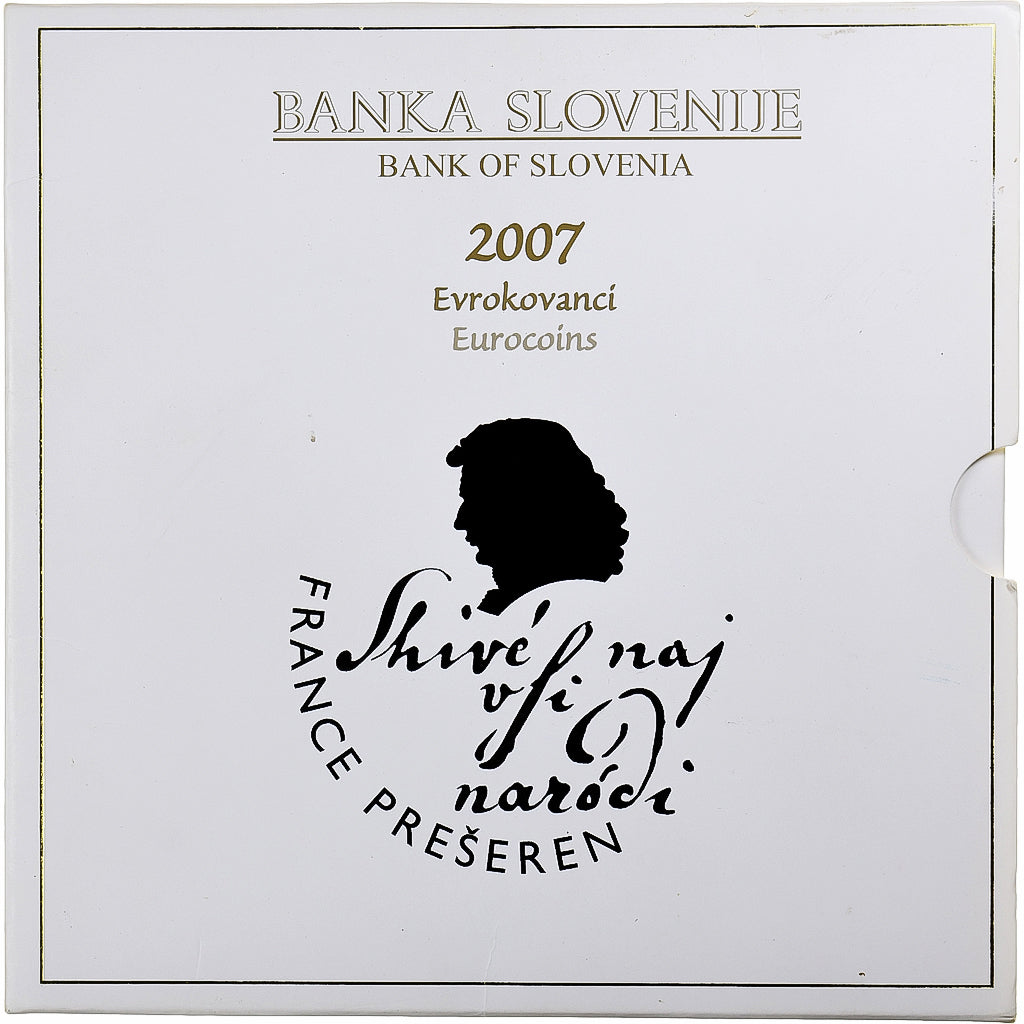 Eslovenia,
 
 1 céntimo por 2 euros,
 
 Frankreich Prešeren