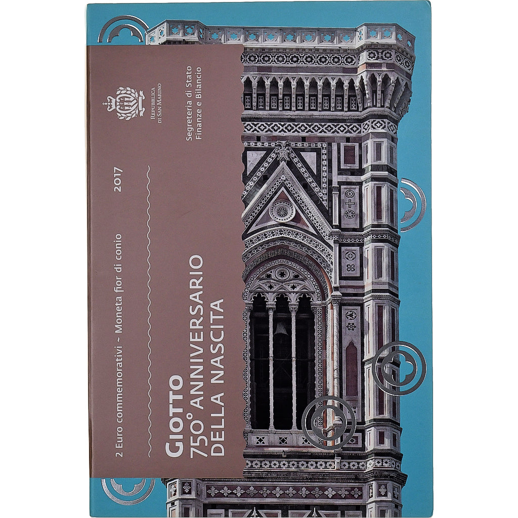 San Marino,

2 euros,

Giotto