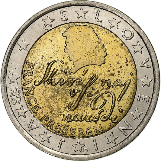 Eslovenia,

2 euros,

BU