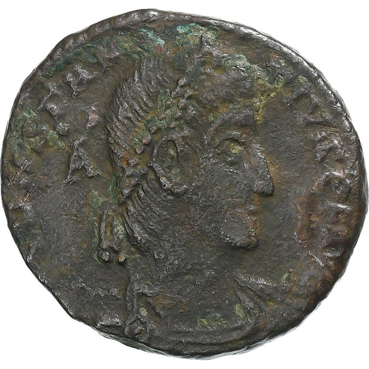 Constancio II,
 
 Follis,
 
 Siglo IV d.C.