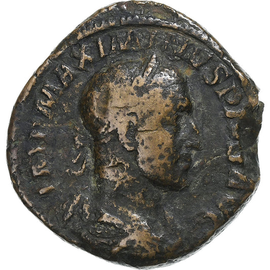 Maximino I de Tracia, 
  
  sestercio, 
  
  235-236