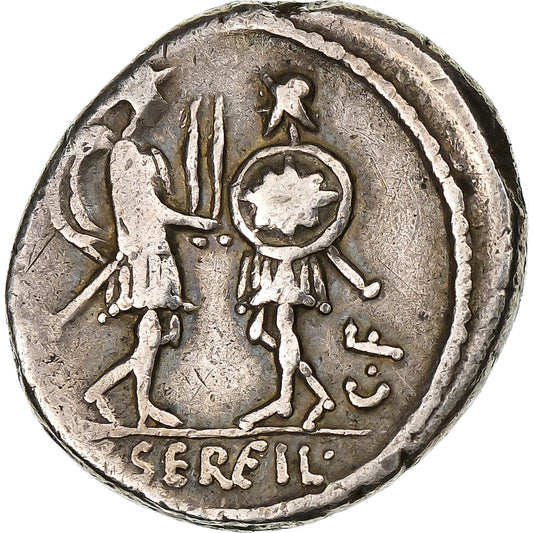 Servilia, 
  
  Dinar, 
  
  57 a.C.