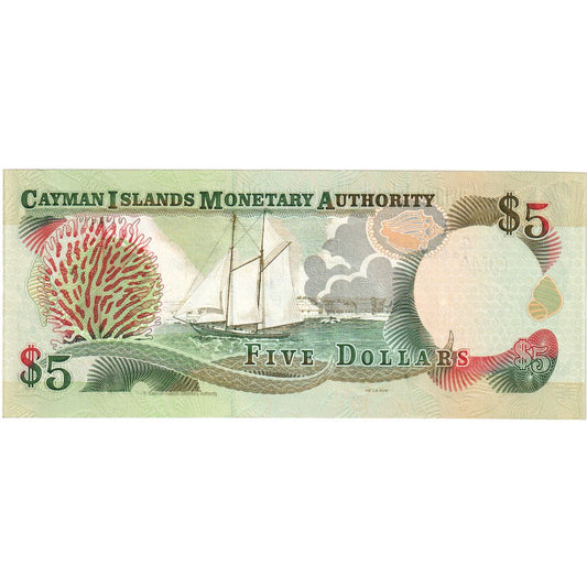 Islas Caimán,

$5,

UNC (65-70)