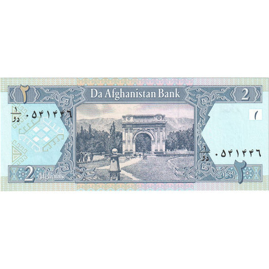 Afganistán,

2 afganos,

UNC (65-70)