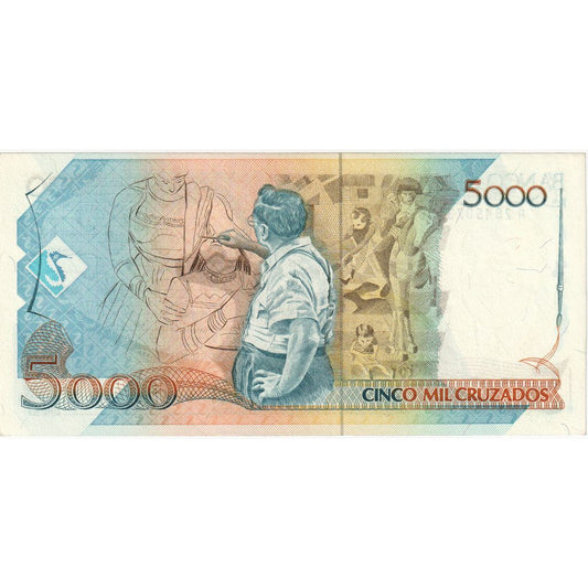 Brasil, 
  
  5 Cruzeiros Novos por 5.000 Cruzeiros, 
  
  educación física (40-45)