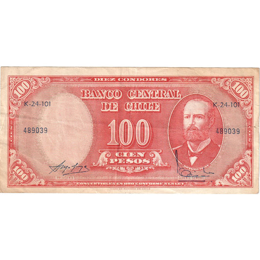 Chile,

100 pesos = 10 cóndores,

WF(40-45)