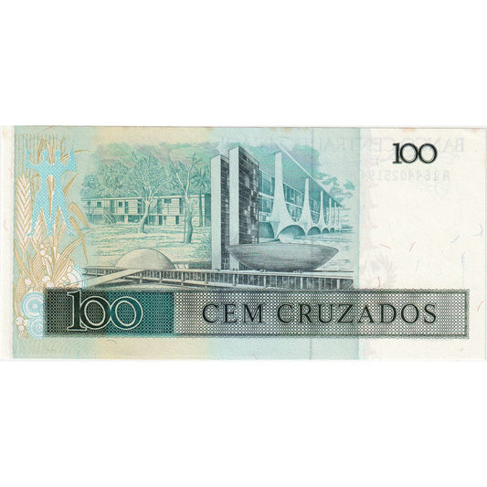 Brasil,

100 Cruzados,

UNC (65-70)