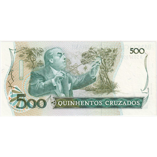 Brasil,
 
 500 cruzados,
 
 UNC(65-70)