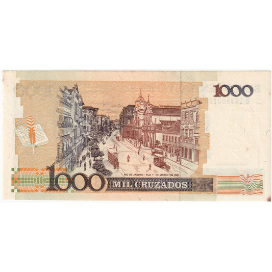 Brasil, 
  
  1 Cruzado Novo por 1000 Cruzado, 
  
  educación física (40-45)