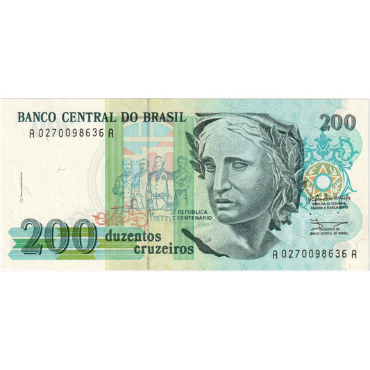 Brasil, 

200 cruceros, 

UNC(65-70)
