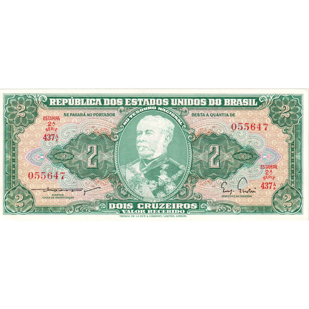 Brasil, 

2 cruceros, 

UNC(63)