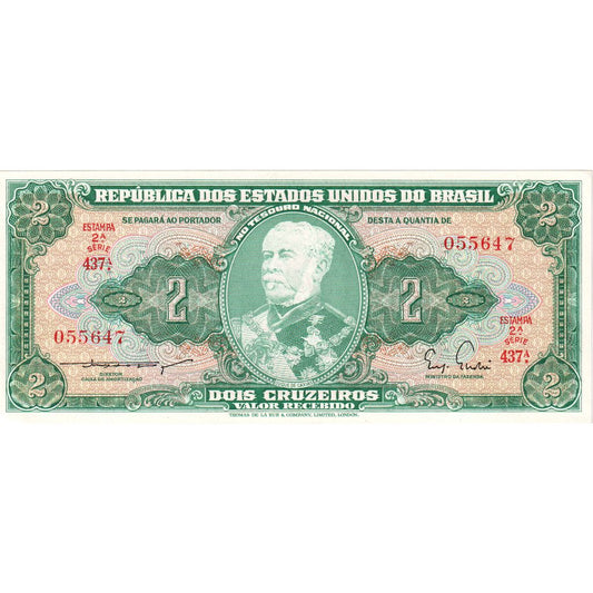 Brasil, 

2 cruceros, 

UNC(63)
