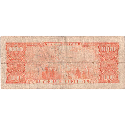 Brasil, 
  
  1 Cruzeiro Novo por 1000 Cruzeiros, 
  
  FV (20-25)