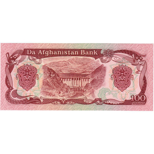 Afganistán,

100 afganos,

UNC (65-70)