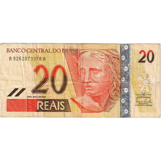 Brasil,
 
 20 reales,
 
 educación física (40-45)