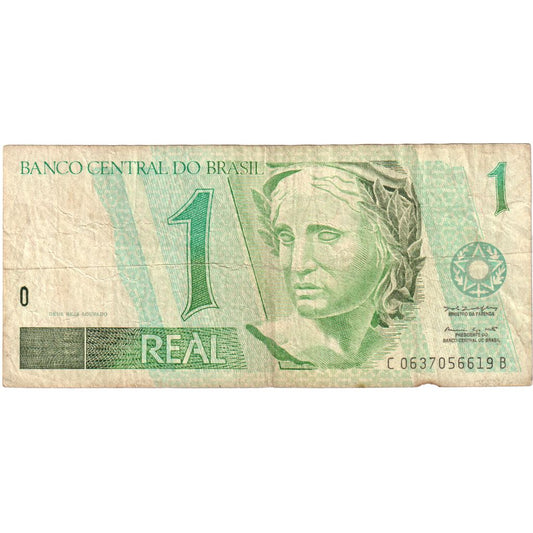 Brasil,

1 Real,

VF (20-25)