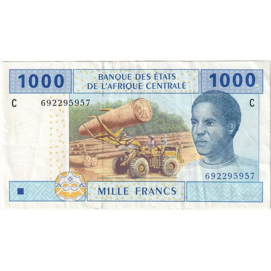 Estados de África Central,

1000 francos,

WF(40-45)