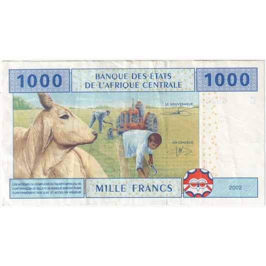 Estados de África Central,

1000 francos,

WF(40-45)