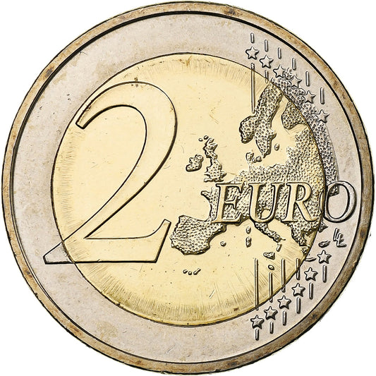 Eslovenia, 
  
  2 euros, 
  
  Einführung en euros