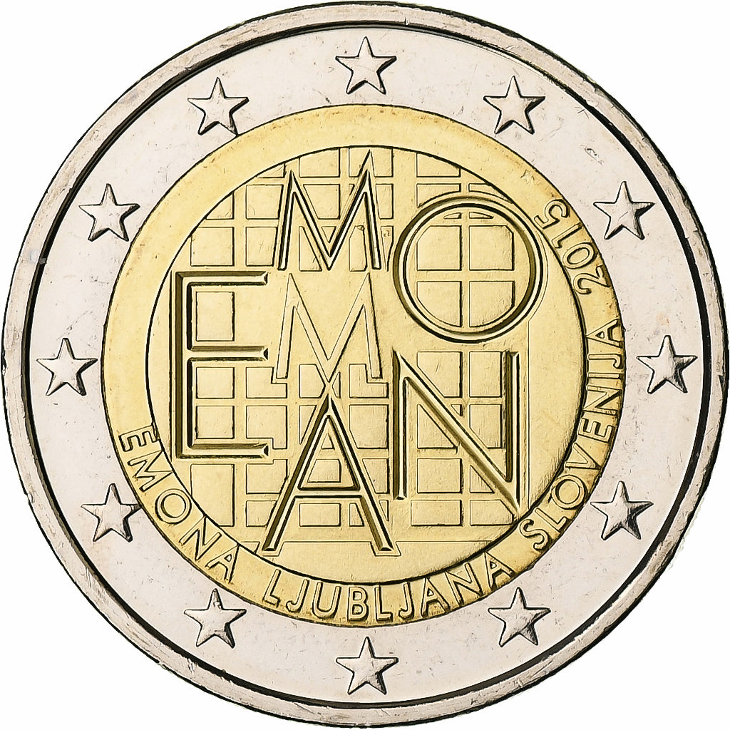 Eslovenia,
 
 2 euros,
 
 Emona Liubliana