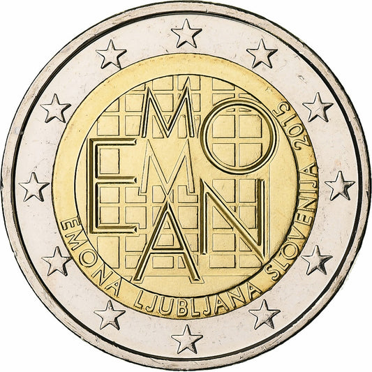 Eslovenia,
 
 2 euros,
 
 Emona Liubliana