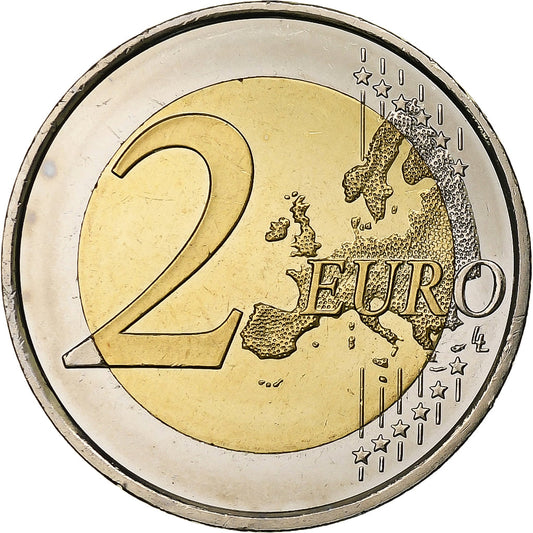 Español, 
  
  2 euros, 
  
  Iglesia de Asturien
