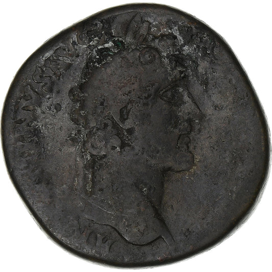 Antonino Pío 
  
  sestercio, 
  
  140-144
