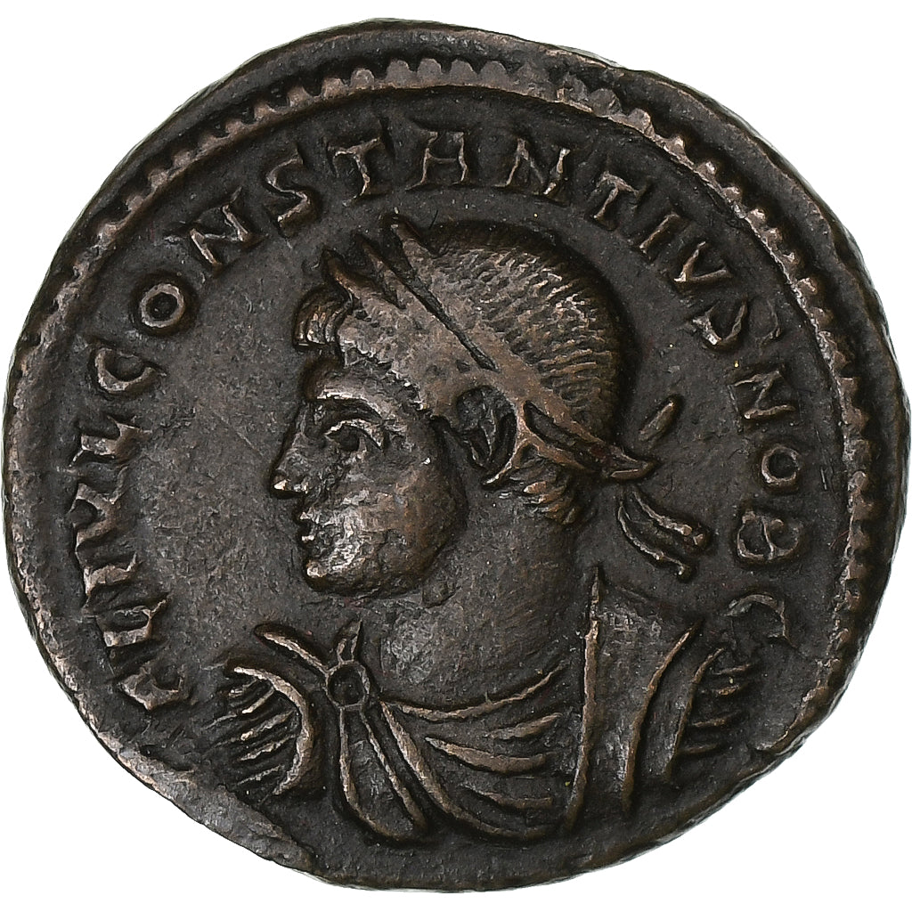 Constancio II, 
  
  Follis, 
  
  328-329