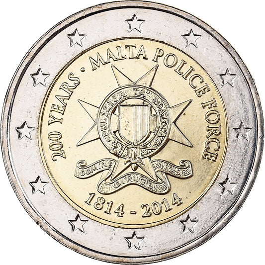 Malta, 
  
  2 euros, 
  
  Malta-Polishey