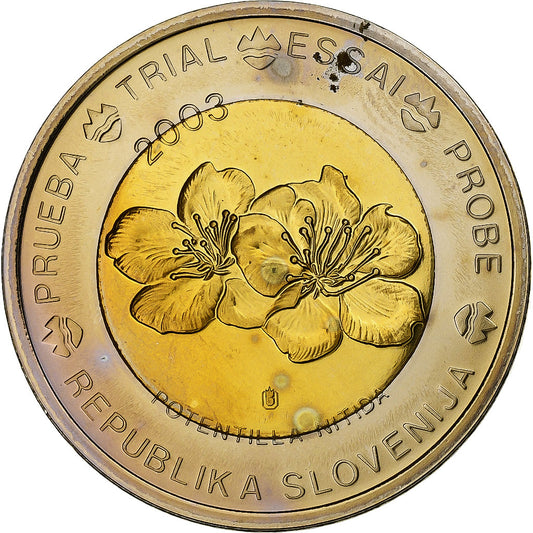 Eslovenia,
 
 2 euros,
 
 Münze privado no oficial
